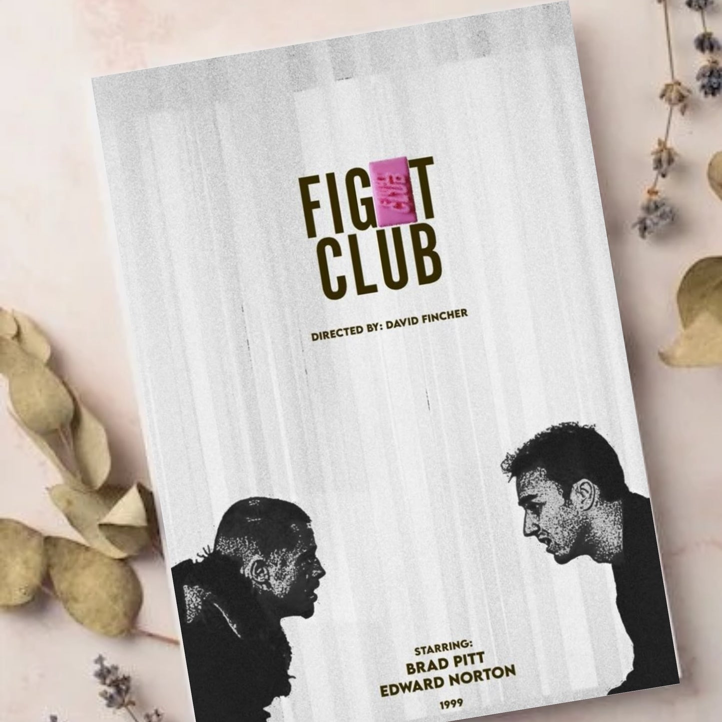 Fight club movie poster for wall