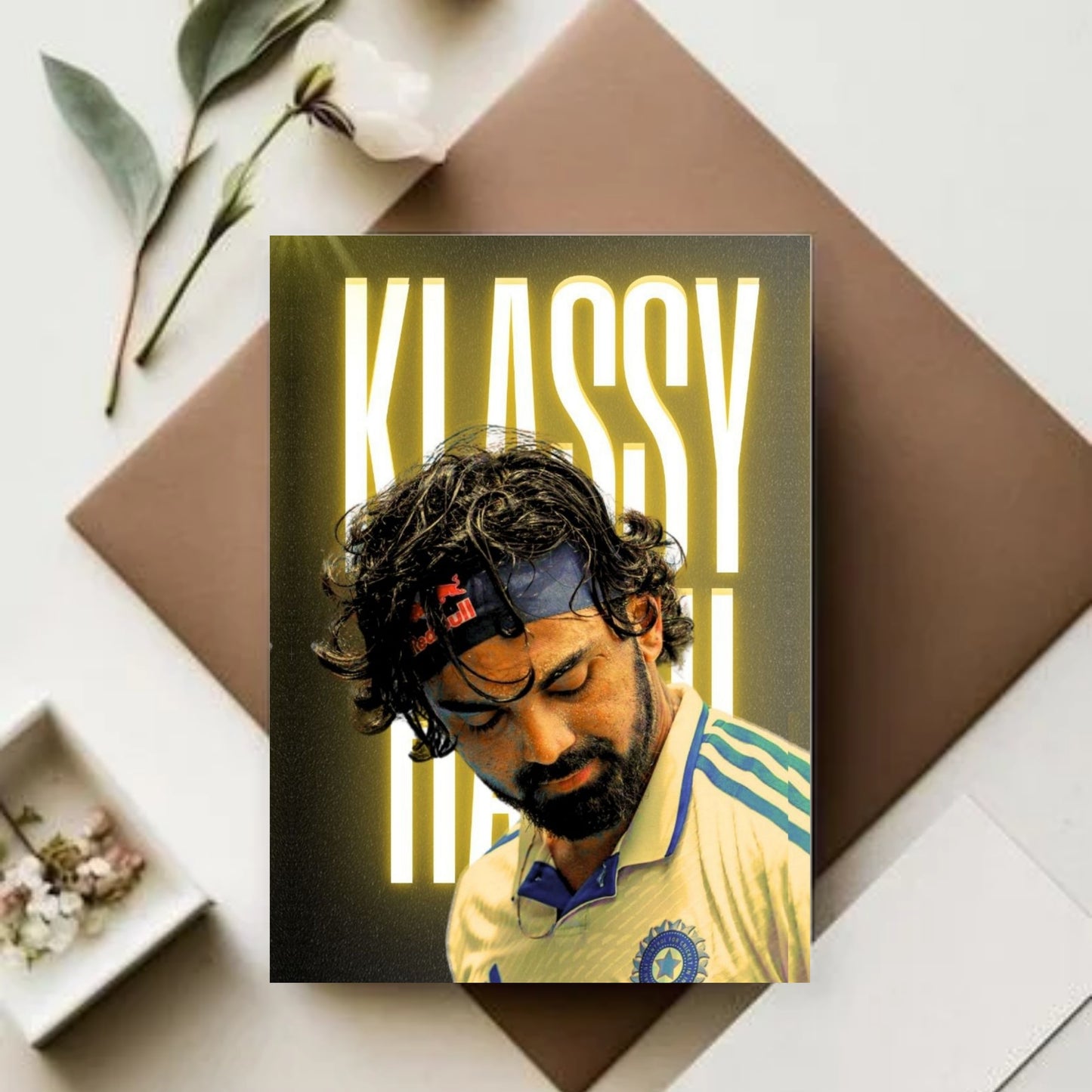 KL Rahul cricketer classy poster for wall