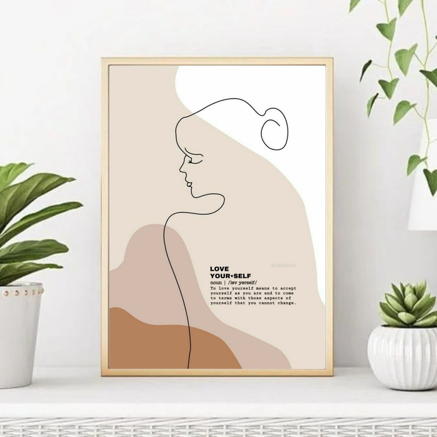 Aesthetic unique line painting Home Decor poster for wall