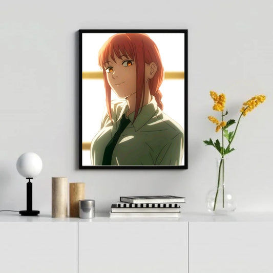 Makima from anime series Chainsaw Man poster for wall