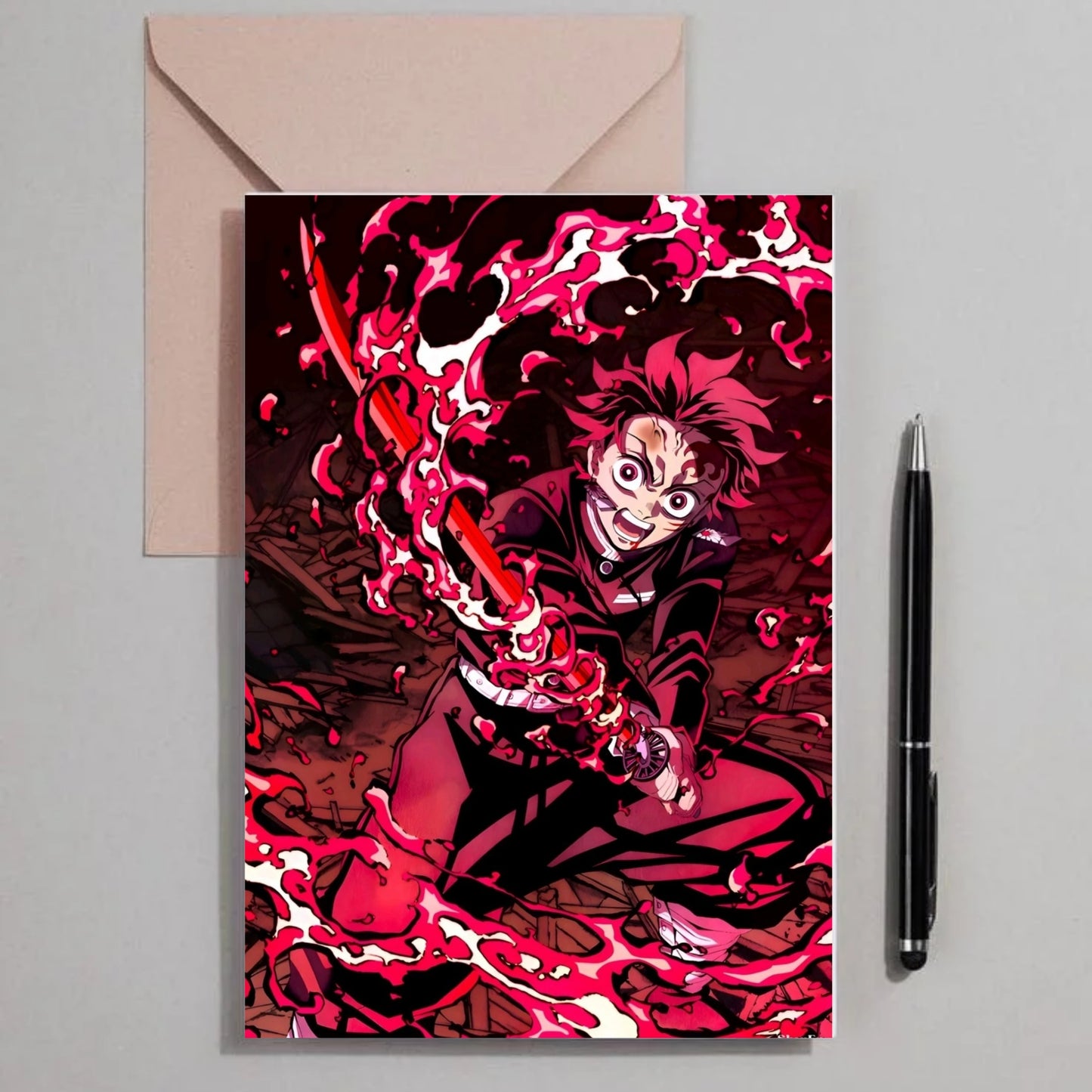 Tanjiro Kamado from Demon Slayer: Kimetsu no Yaiba poster for wall