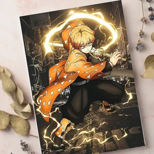 Zenitsu Agatsuma from Demon Slayer: Kimetsu no Yaiba poster for wall