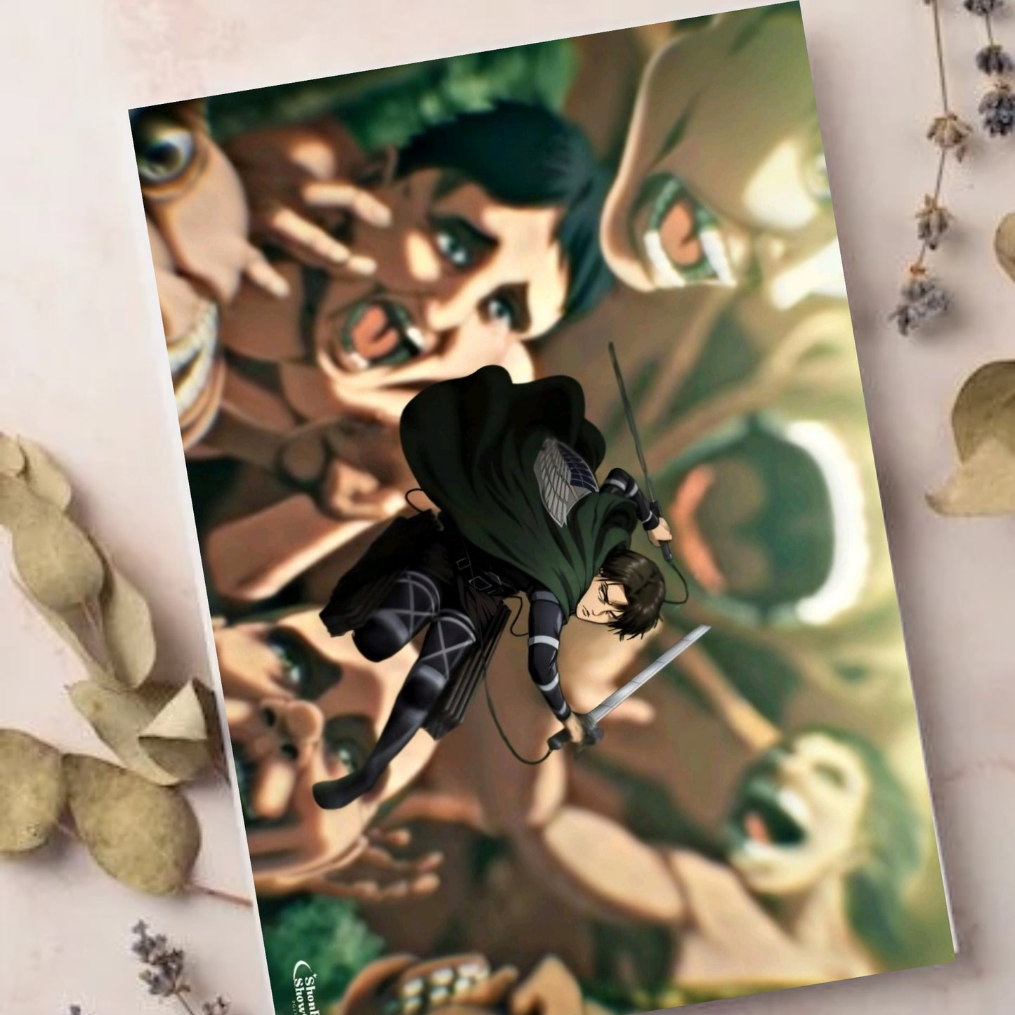 Levi Ackerman from Attack on Titan poster for wall