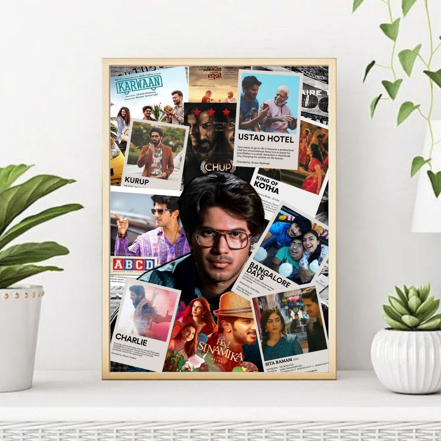 Dq Salman Custom poster of top movie poster for wall