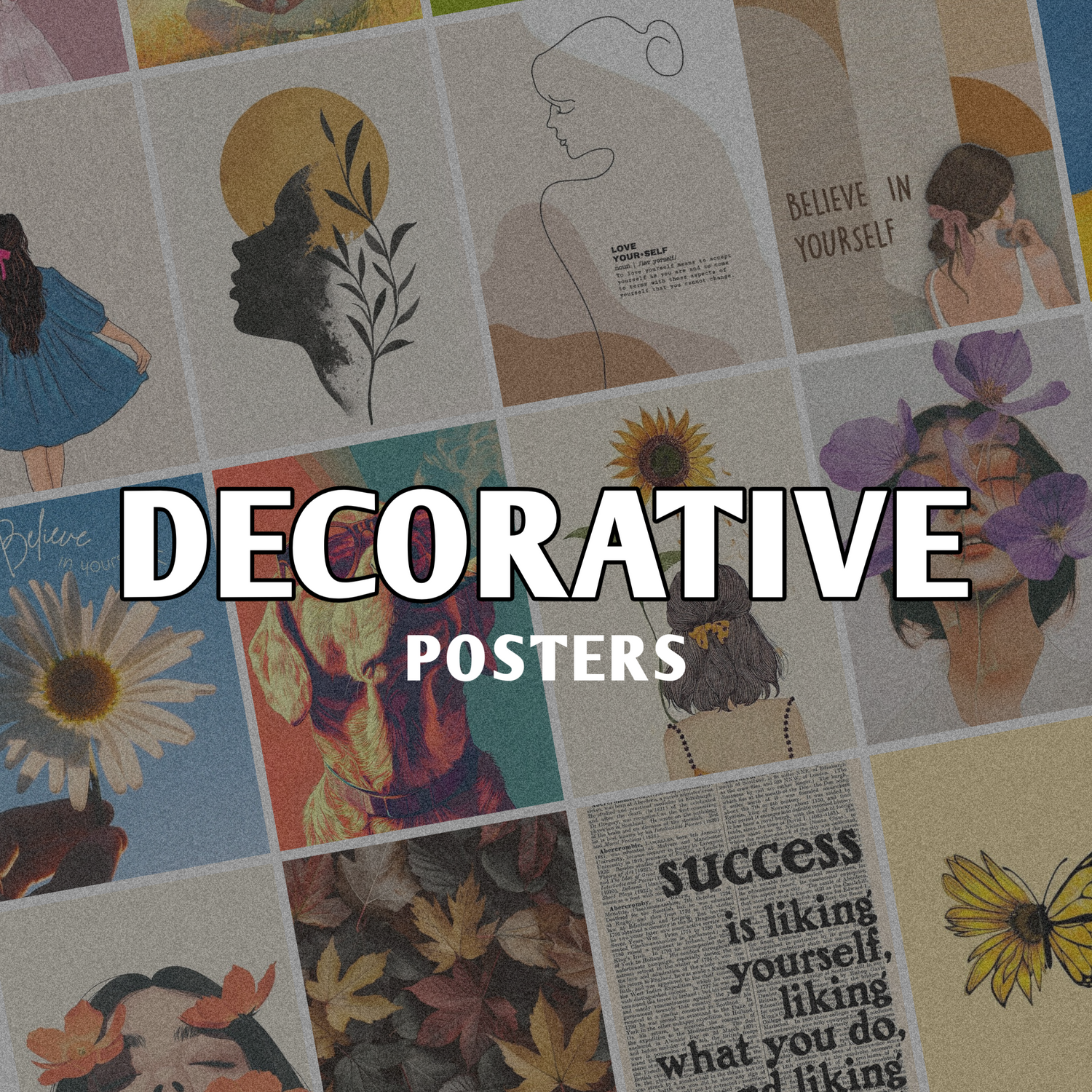 Decorative Aesthetic Poster