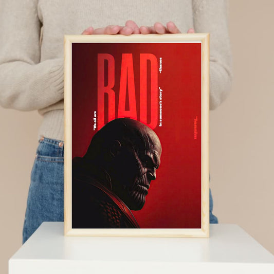 Thanos Bold aesthetic poster for wall