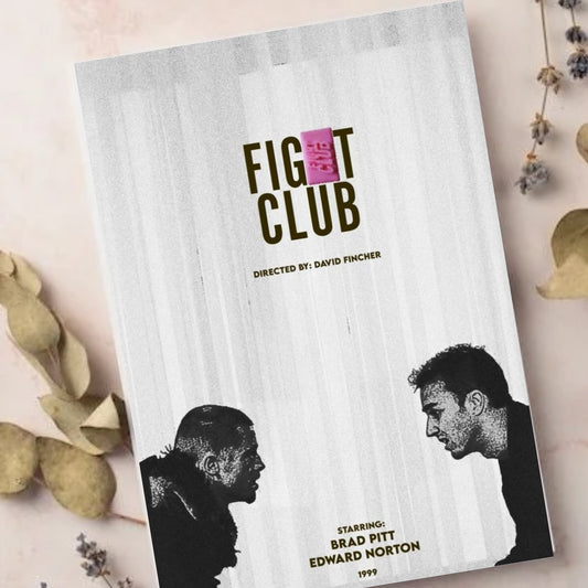 Fight club movie poster for wall