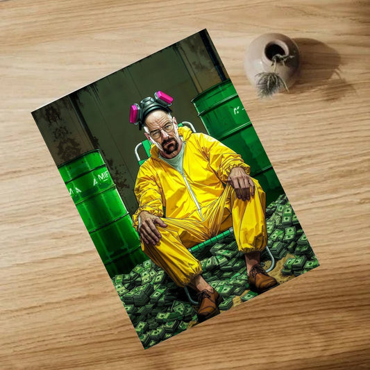 Walter White from Breaking Bad series poster for wall