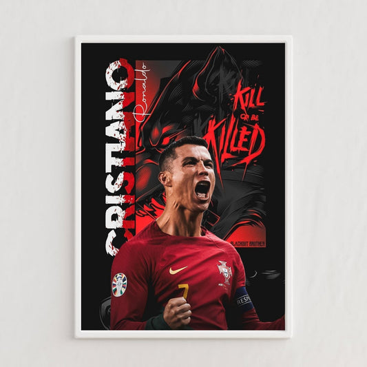 Cristiano Ronaldo footballer poster for wall