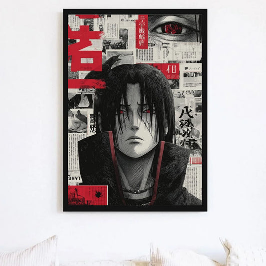 Itachi Uchiha, manga and anime poster for wall