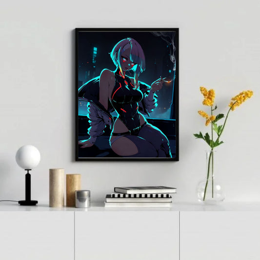 Lucy from Cyberpunk: Edgerunners poster for wall