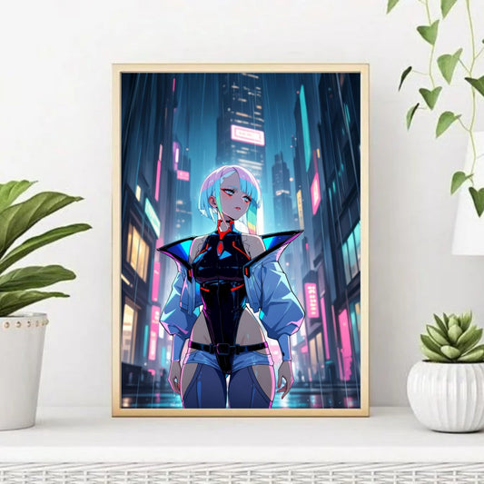 Lucy (Lucyna Kushinada), from anime series Cyberpunk poster for wall
