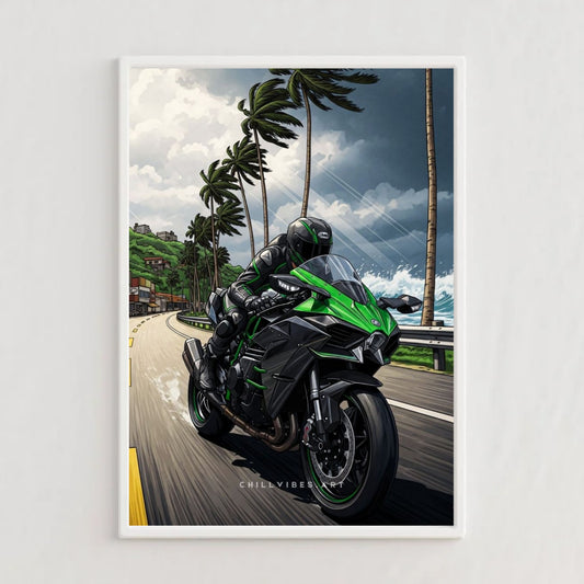 Super bike poster for wall
