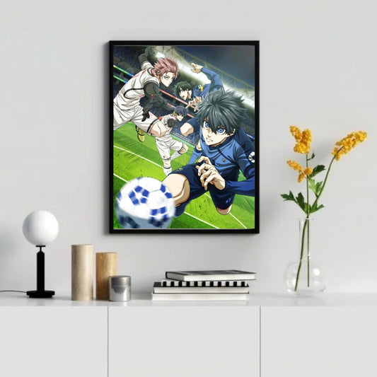 Blue Lock anime poster for wall