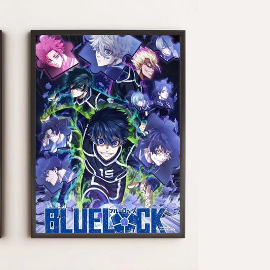 Blue Lock anime poster for wall