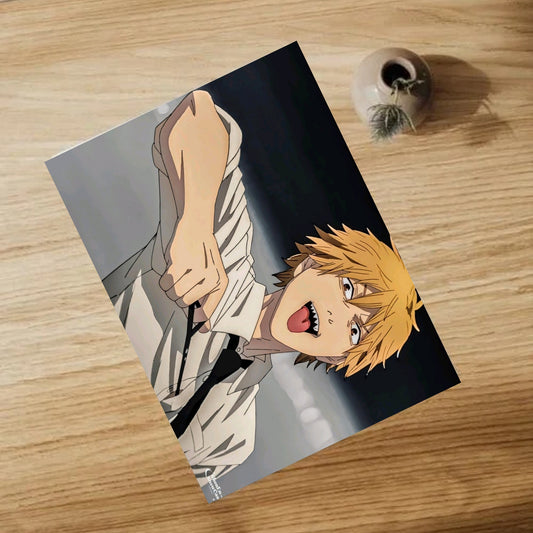 Denji from Chainsaw Man poster for wall