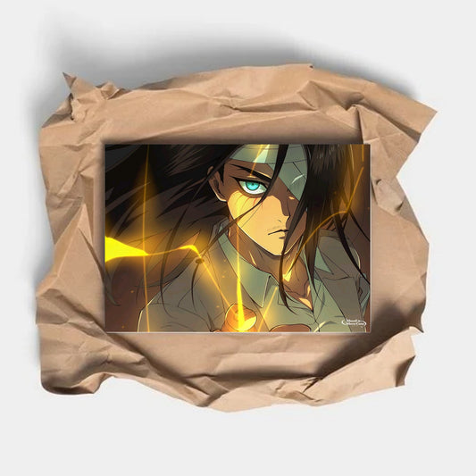Eren Yeager from Attack on Titan poster for wall