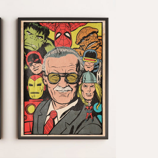 Stan Lee Creator of Marvel poster for wall