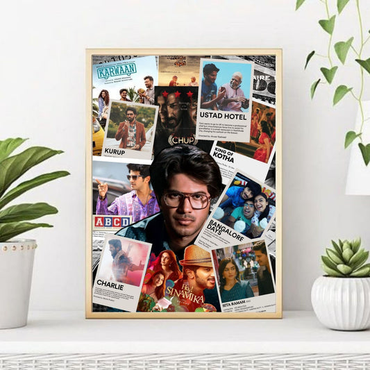 Dq Salman Custom poster of top movie poster for wall