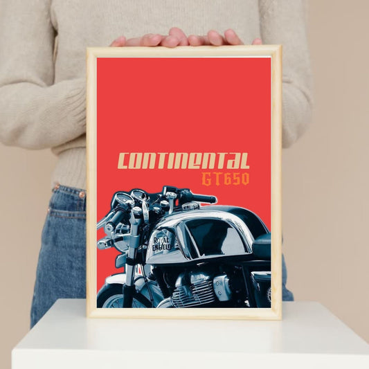 Royal Enfield Continental GT 650 Poster for wall